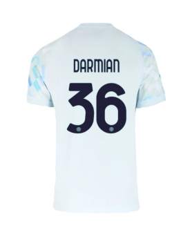 Inter Milan Matteo Darmian #36 Maglia Gara Trasferta Repliche 2025-26 Maniche Corte